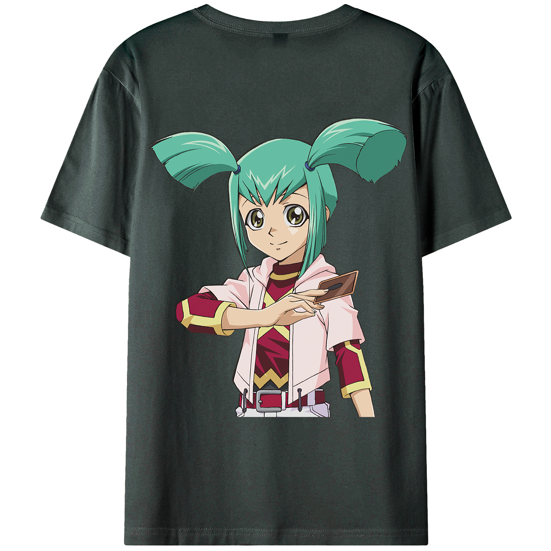 （画像用） 遊☆戯☆王 Yu-Gi-Oh! 綿100％ メンズ半袖Tシャツ（バックプリント） 通気性